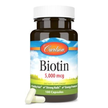 Biotina, Carlson Labs, 1.000 mcg, 250 Tablets