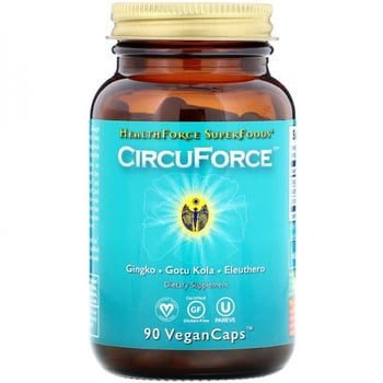 CircuForce - Ginkgo Biloba - Gotu Kola - Eleuthero - 90 Cápsulas