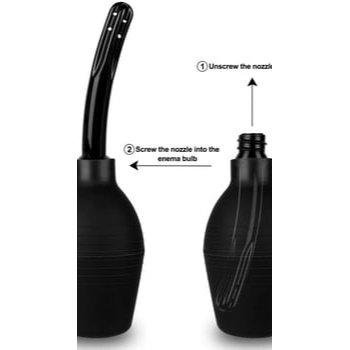 Kit de Bulbos para Enema de Cafe para Homens Mulheres Feito de Material Confortável - RANEU