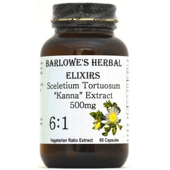 Extrato de Kanna 500mg – Barlowe s Herbal Elixirs - 60 cápsulas
