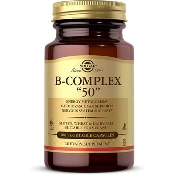 Complexo B - Solgar - 100 Cápsulas Vegetais