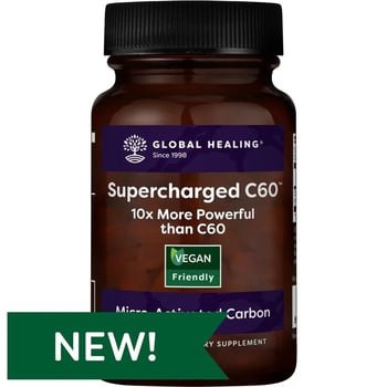 Antioxidante Supercharged C60® - Global Healing - 30 cápsulas