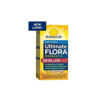 Ultimate Flora, 200 bilhões, Renew Life, 7 pacotes