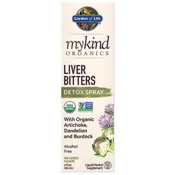 Spray de Desintoxicação do Fígado Bitters, Garden Of Life, 58 ml