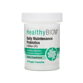 Probiótico de manutenção diária, HealthyBiom, 5 bilhões de UFC, 30 cápsulas vegetais