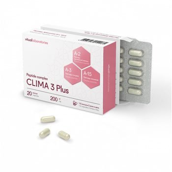 Clima 3 Plus - Complexo de Peptídeos para Saúde das Mulheres - 20 Cápsulas