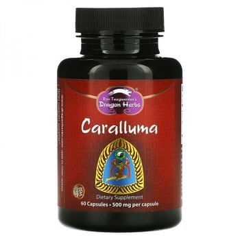 Caralluma, Dragon Herbs, 500 mg, 60 Cápsulas
