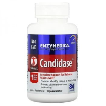 Candidase, Enzymedica, 84 Cápsulas